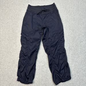 The North Face Aphrodite 2.0 Capri Pants WMNS XS Navy Blue Ruched Elastic Waist